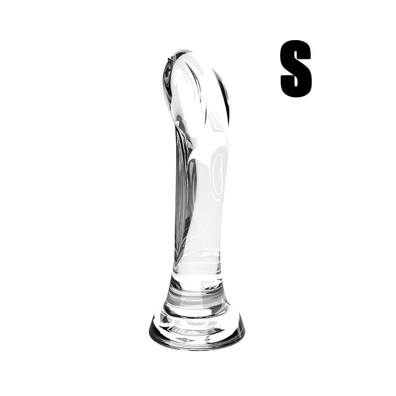 Zakřivené realistické dildo se silnou přísavkou Měkká a flexibilní erotická hračka s bodem G pro ženy Muži Černá Fialová Čirá Živá Dillo — image 9