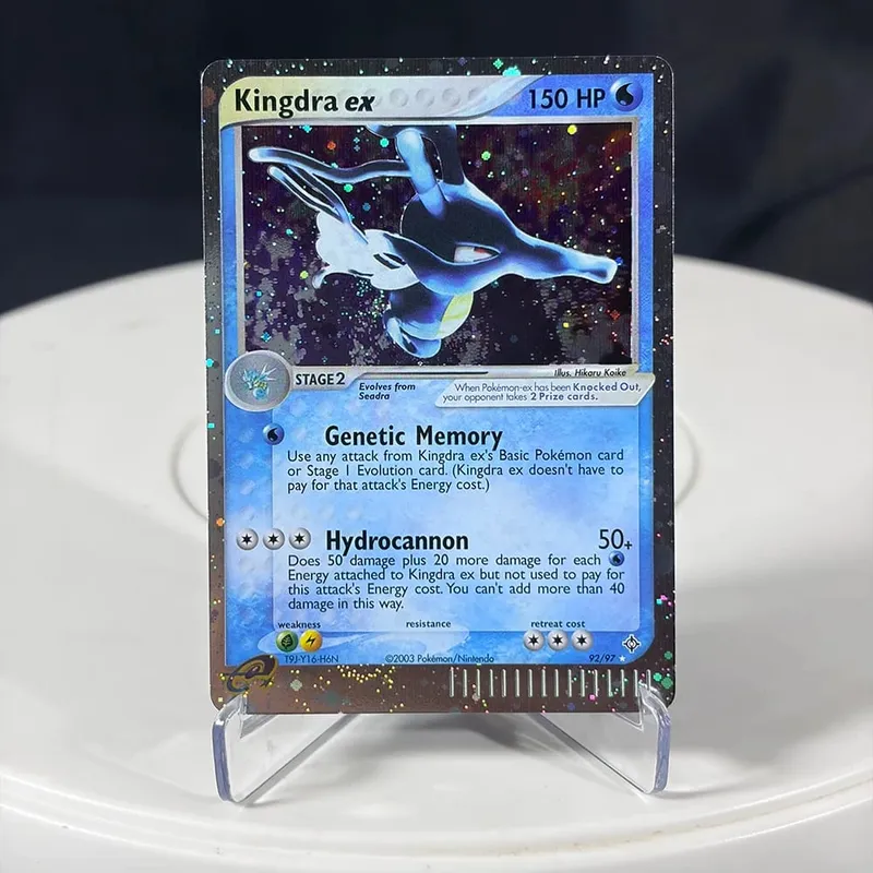 Karty proxy Seria EX Rayquaza Złota gwiazda Charizard Gengar Pikachu Hobby Hobby Kolekcje Kolekcja gier Karty Anime — image 26