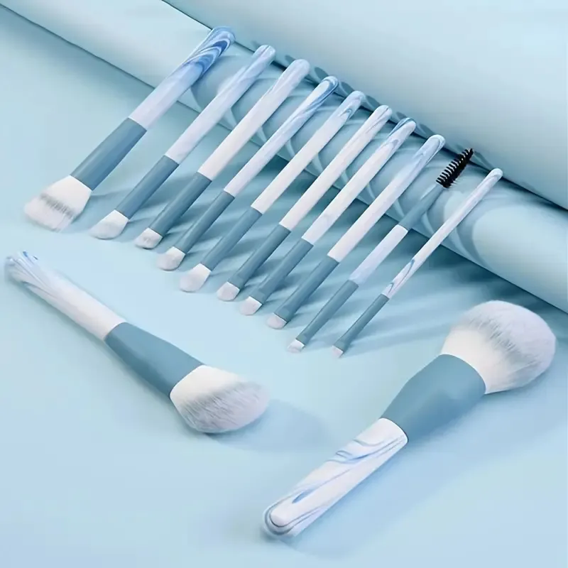 Ensemble de pinceaux de maquillage professionnels, 12 pièces, Premium, fond de teint synthétique, correcteur, poudre, fard à paupières, Blush, outils de beauté hygiéniques