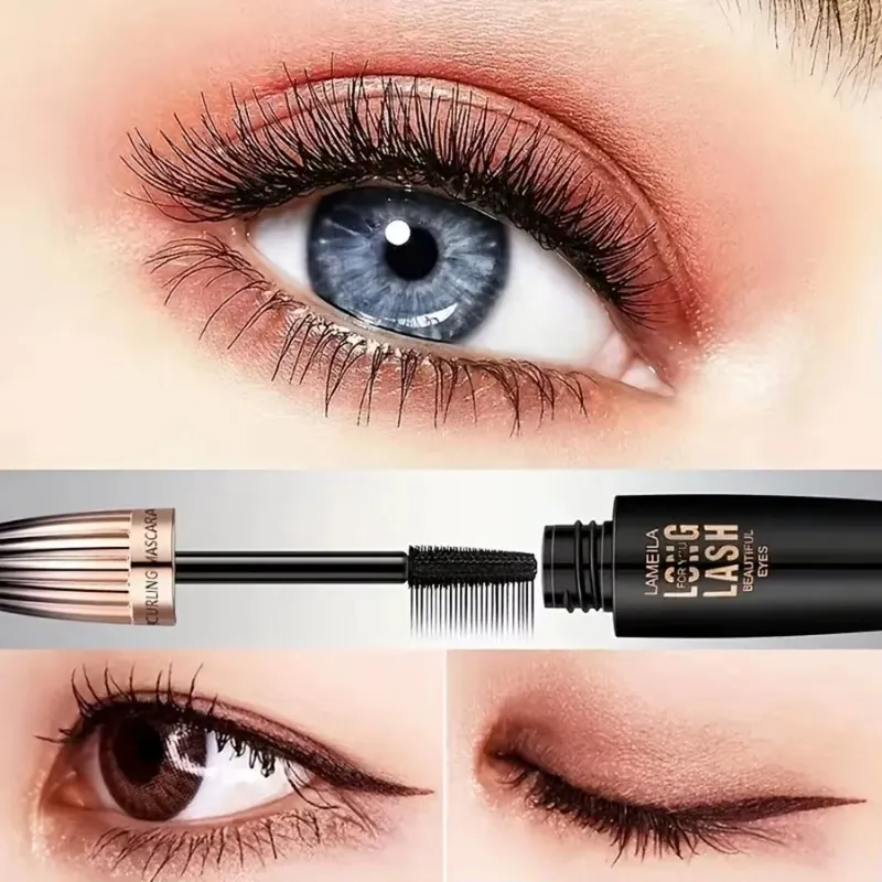 Waterdichte 4D Mascara Dikke Lange Smudge-proof Mollige Gecodeerde langdurige Curling Grote Oogmake-up Makeup Tools — image 4