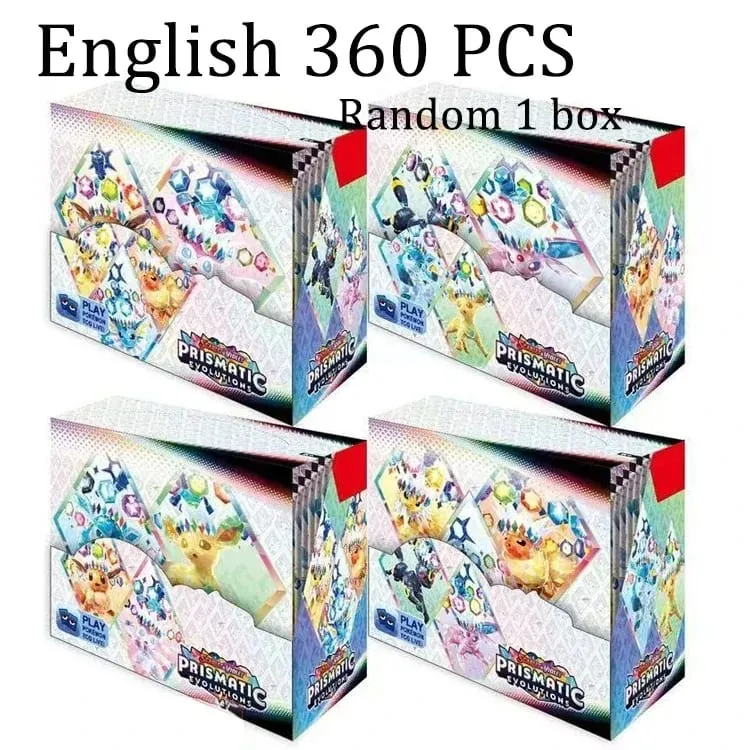 Pokémon PRISMATIC EVOLUTIONS SURGING SPARKS SCARLET&VIOLE 151 Booster Display Box Pokemon Booster Karten Spielkarten