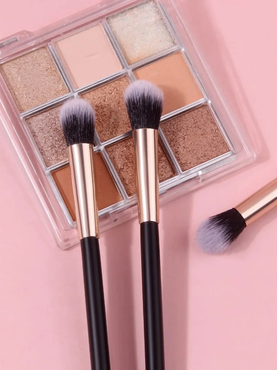 3Pcs Professionelle Augen Make-Up Pinsel Set Weiche Synthetische Faser Lidschatten Blending Pinsel Kleine Detail Schönheit Kosmetische Werkzeuge — image 6