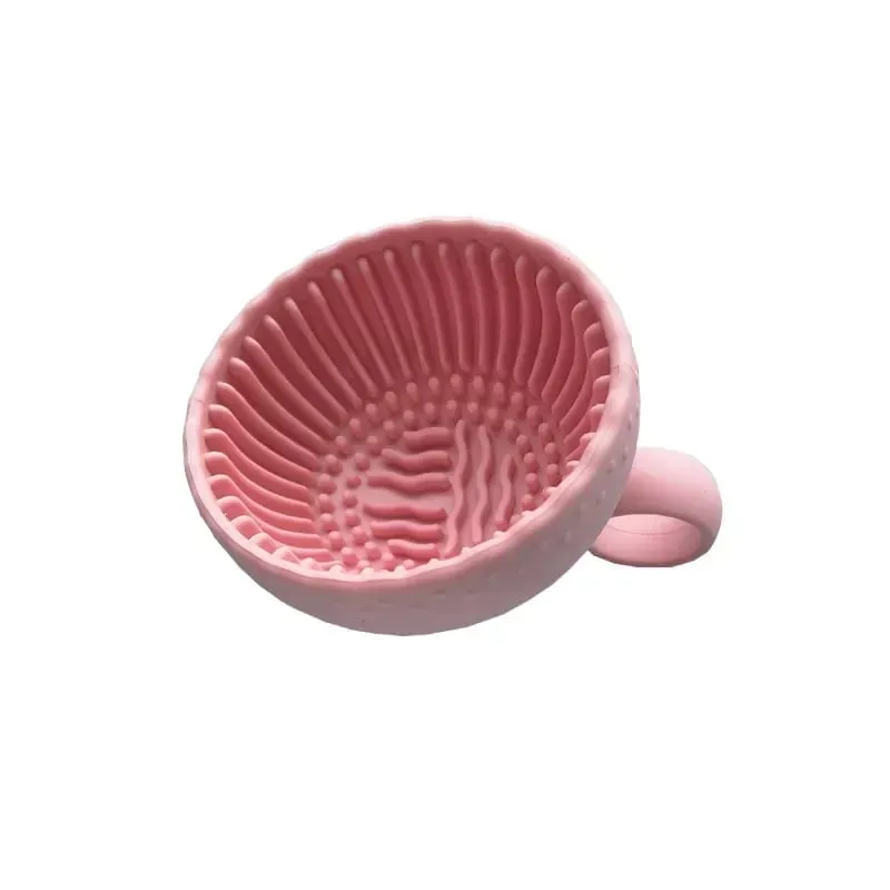 Čistič štětců na make-up Skládací miska na čištění labutěnky Štětce na oční stíny Wash Clean Mat Kosmetické nástroje Měkká silikonová krabička na čištění — image 8