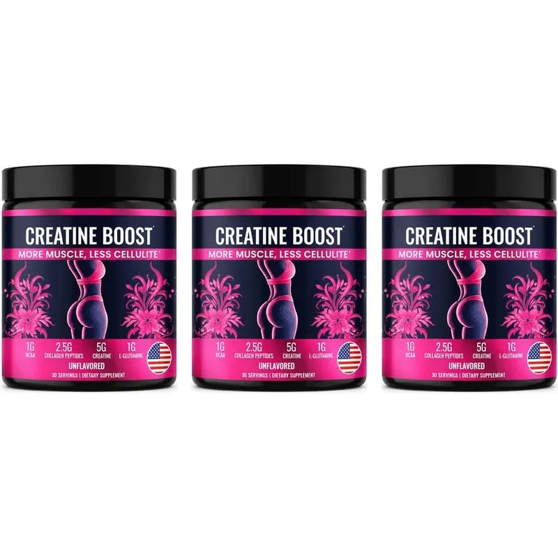 Kreatin für Frauen, Nahrungsergänzungsmittel zum Aufbau des Po mit Kollagen und BCAA, unterstützt den Muskelaufbau und die Erholungselastizität nach dem Training — image 6
