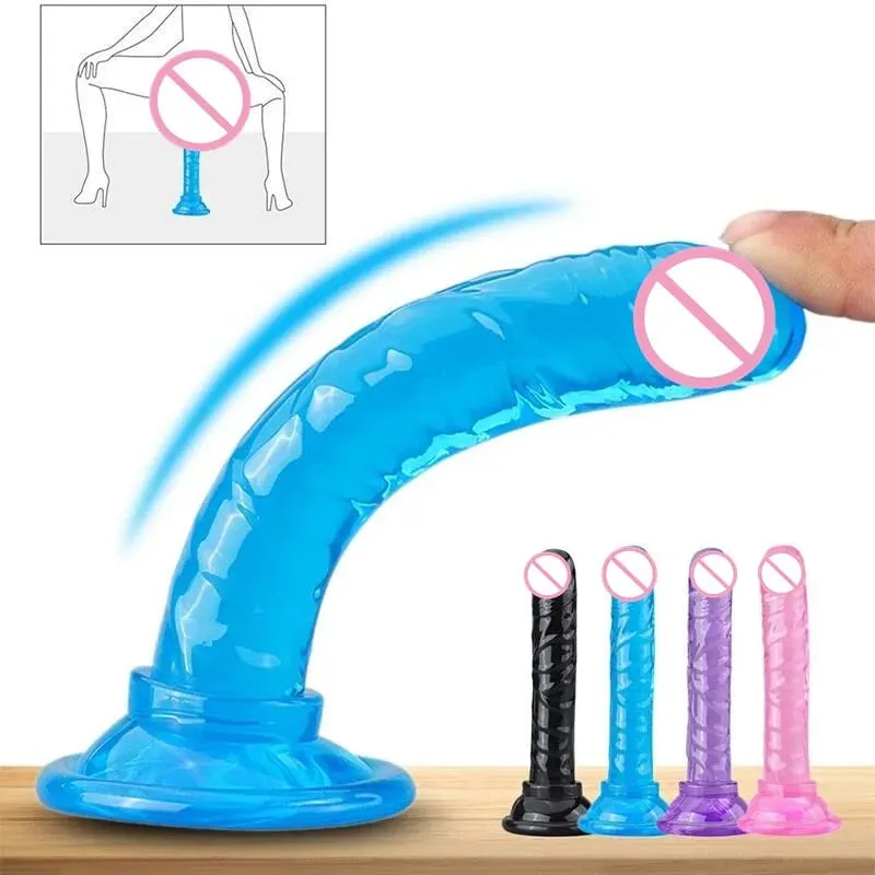 Weiblicher Masturbator, Silikondildo mit Saugnapf, realistische Schwanzeinführung, G-Punkt-Orgasmus, schwuler Anal-Buttplug, BDSM-Sexspielzeug — image 2