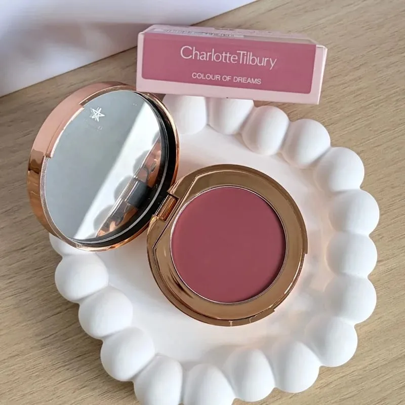 CT Lip Cheek Dual-use Blusher Cream Two Color Highlight Powder Waterproof Blusher and Two-color Highlights Blusher Cosmetics — image 8