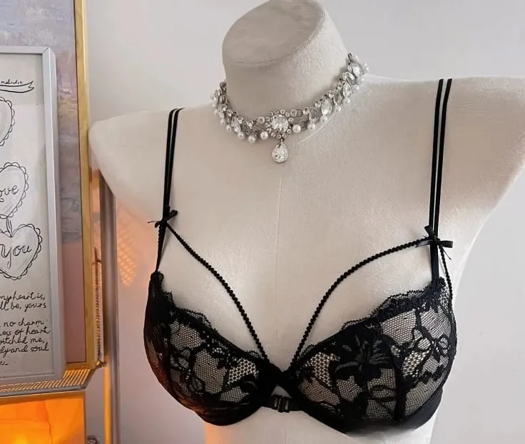 Womens Beauty Back Lace Bra Voorsluiting Ontwerp Geen beugel Dunne bandjes Ademende lingerie voor kleine buste 32-38 Vrijetijdskleding