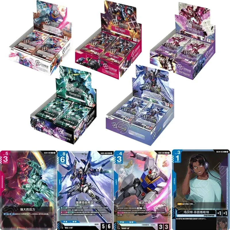 Genuine Bandai Gundam Card Battle Booster Pack Phantom Aria GD04 Basic Deck Chinese Version Anime Game Collection Card — image 1