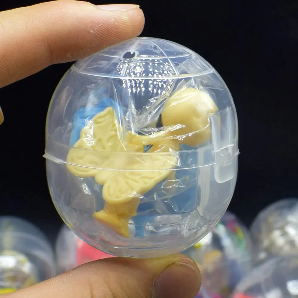 20PCS Gachapon Machine Transparent Gachapon Toys Creative Coin-Operated Gachapon with Random Doll Toys Children's Birthday Gift — image 4