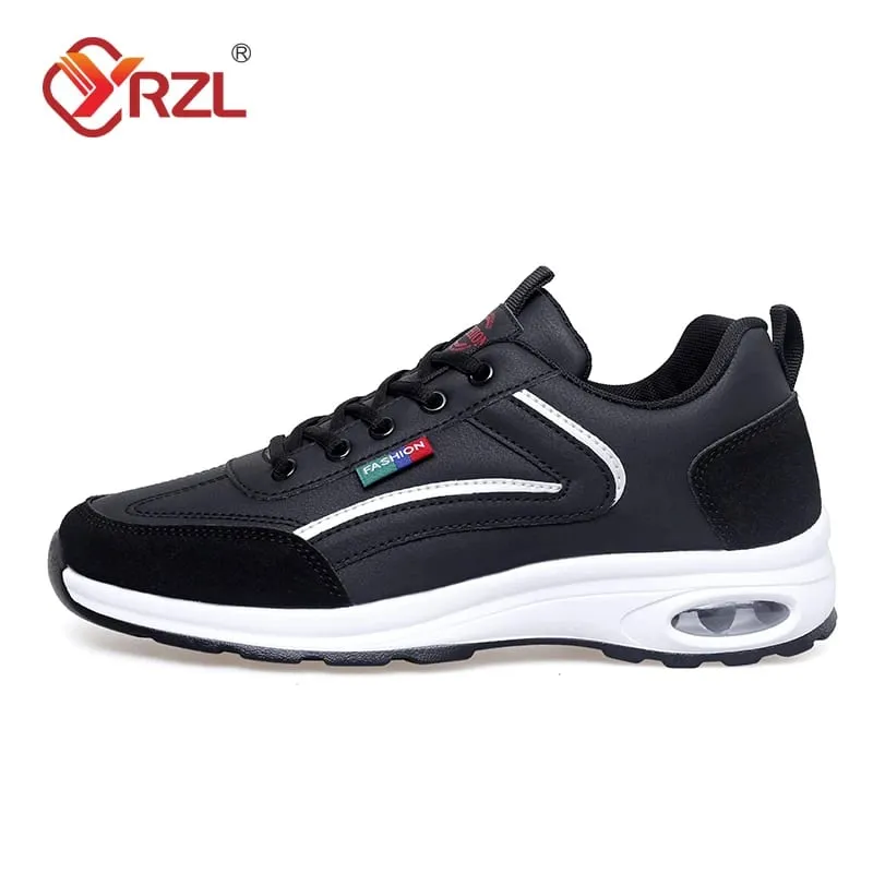 Men Shoes Spring Autumn Waterproof Walking White Sneakers Man Leather Sports Shoes Non-Slip Footwear Tennis for Men — image 3