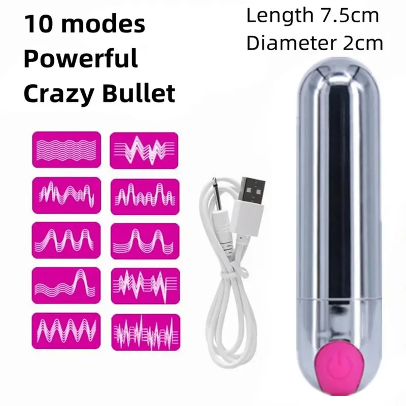 Wandนวดกระโดดไข่Bullet Vibrator G-SpotหัวนมClitoris Stimulatorเพศผู้ใหญ่ของเล่นสำหรับผู้หญิงDildo Masturbator Sex Shop — image 20
