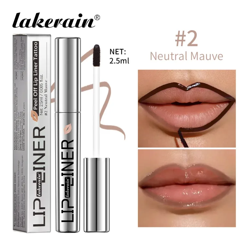 Kupas Noda Bibir Magic Bibir Tatu Tahan Lama Kalis Air Kalis Calit Kalis Pemindahan Kosmetik Matte Lip Liner Pensel — image 8