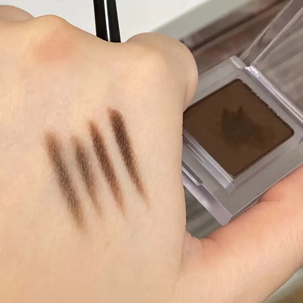 Donkerrood Bruin Monochroom Oogschaduw Crème Aardappelpuree Natuurlijke Veegvaste Niet-uitdrogende Matte Oogschaduw Waterproof Eyeliner