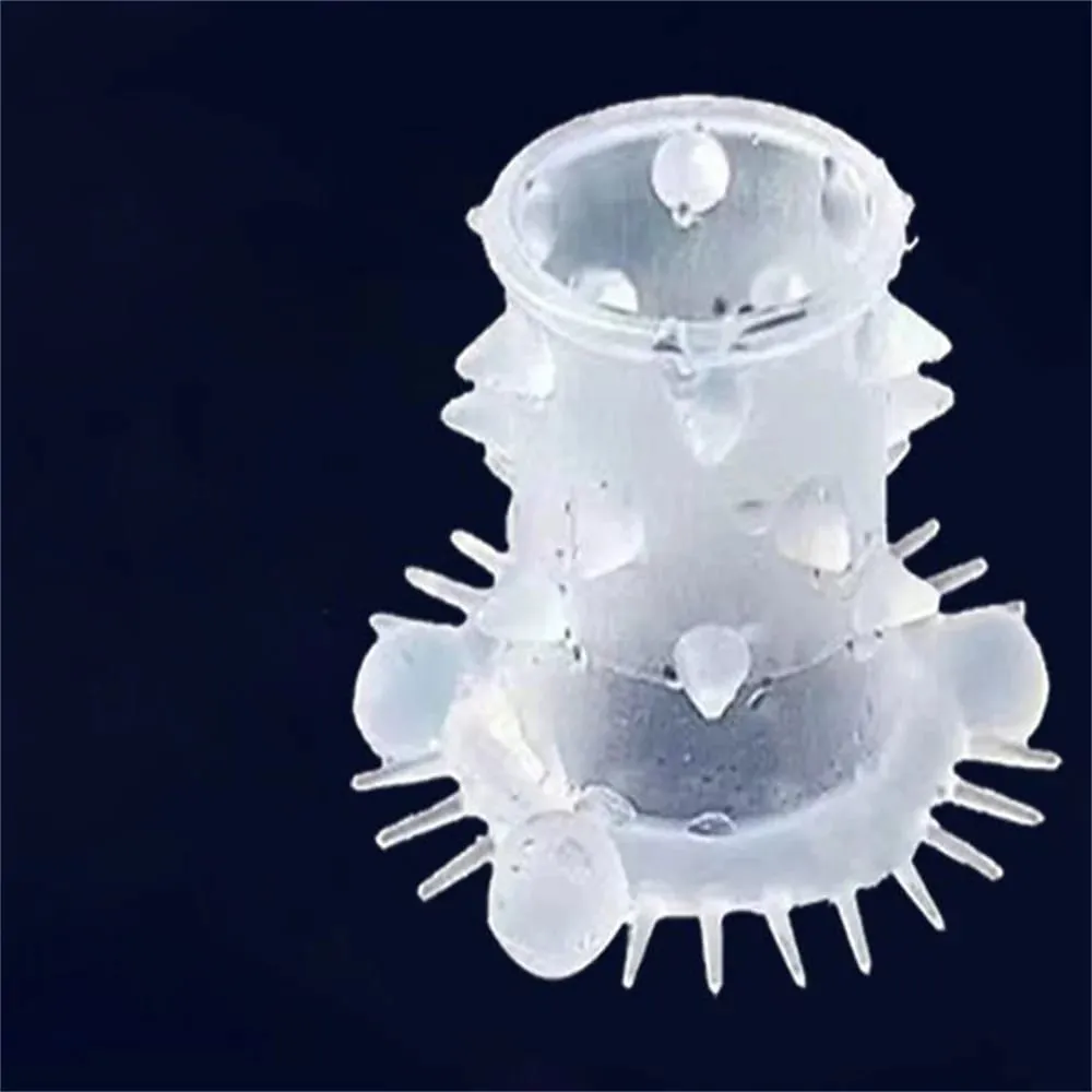 1PC Penis Ring Sleeve Crystal Cock Ring Reusable Condom Delay Ejaculation Sex Toys for Men Male Lock Cockring Intimate Goods — image 1