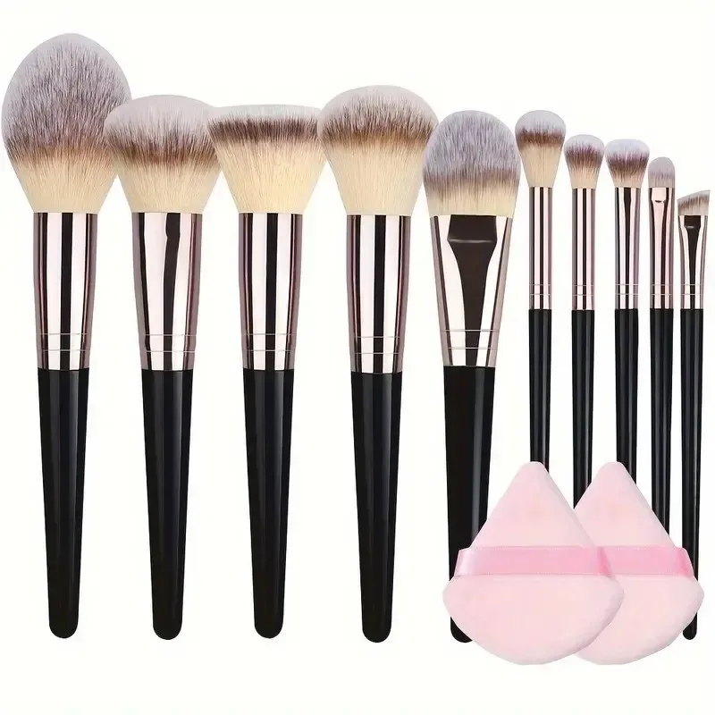Sada 3/20 ks štětců na make-up Profesionální podkladový zvýrazňovač očních stínů a korektor na míchání štětců Fluffy Women Beauty Tool — image 13
