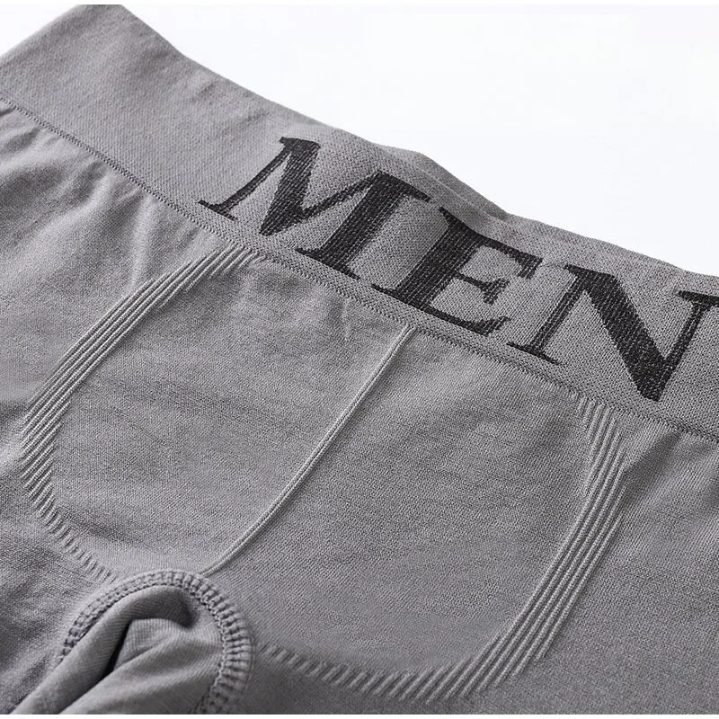 5Pcs Men's Plain Color Boxer Briefs Breathable High Elastic Cotton Underwear Soft Comfortable Underpants for Daily Gym Sports — image 6