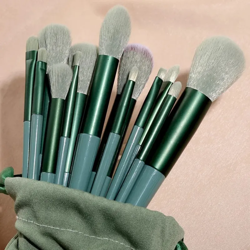 Set di pennelli per trucco da 13 pezzi Pennello per correttore per trucco Pennello per fard in polvere Ombretto Evidenziatore Pennello per fondotinta Strumenti di bellezza cosmetica — image 4