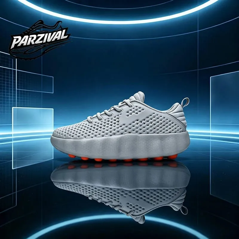 Chaussures de course d'été respirantes pour hommes et femmes, baskets de Sport à plateforme absorbant les chocs, antidérapantes, à la mode, décontractées, de marche — image 4