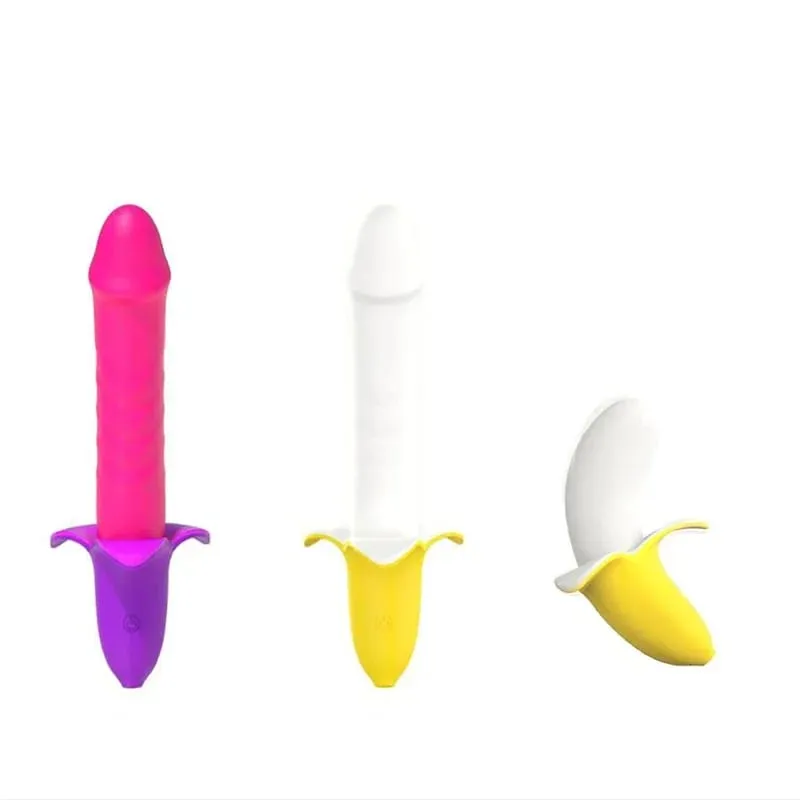 Vibratore a banana 10/8 frequenza ricarica USB stimolatore clitorideo punto G forte dildo massaggiatore morbido giocattoli adulti del sesso per le donne — image 1