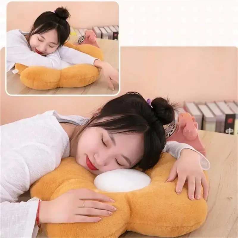 ปฏิบัติ 35 ซม. Kawaii ดอกไม้ที่มีสีสันหมอน Plush Cushion Soft Sunflower Plant Mat ตุ๊กตาโซฟาเตียง Sleeping Back Decor ของขวัญ — image 10