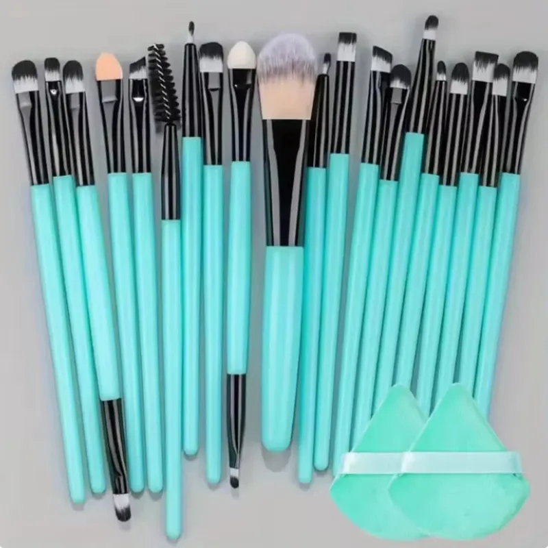 20 stk Makeup børste sæt Eyeliner Brush Blending Brush Makeup børster til kinder Øjen kosmetisk foundation børste Make up børster sæt — image 9