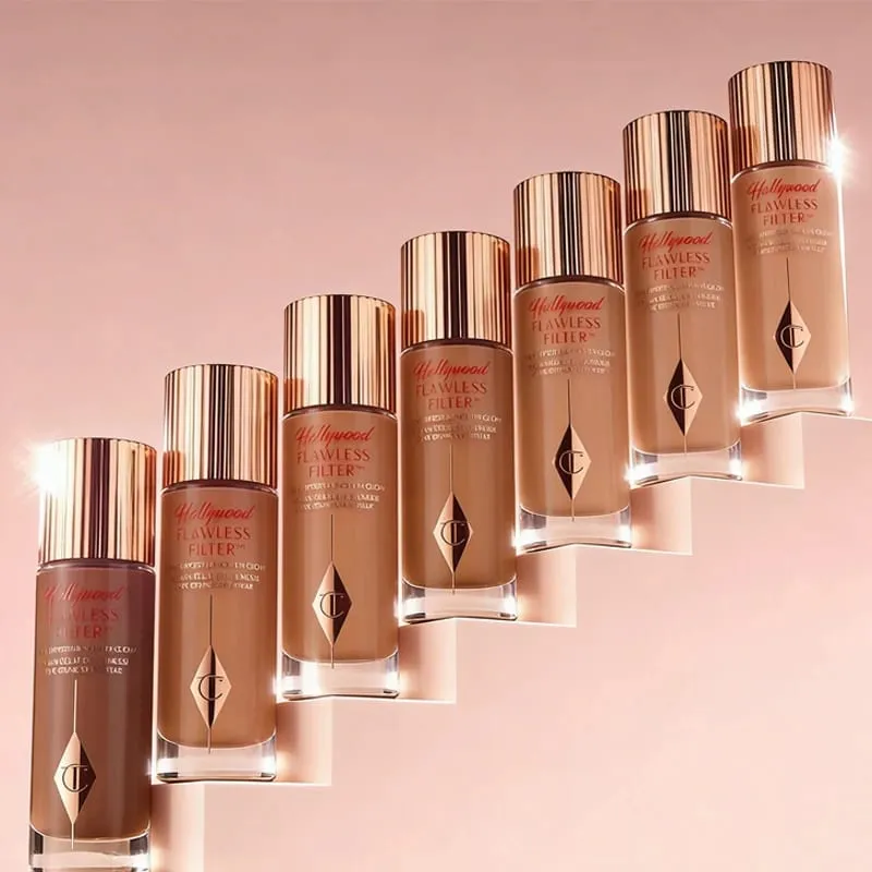 Charlotte Tilbury CT Two-color Heart-shaped Blusher Naturally High-gloss Liquid Powder Set Brightening Pearlescent Glow Powder — image 1