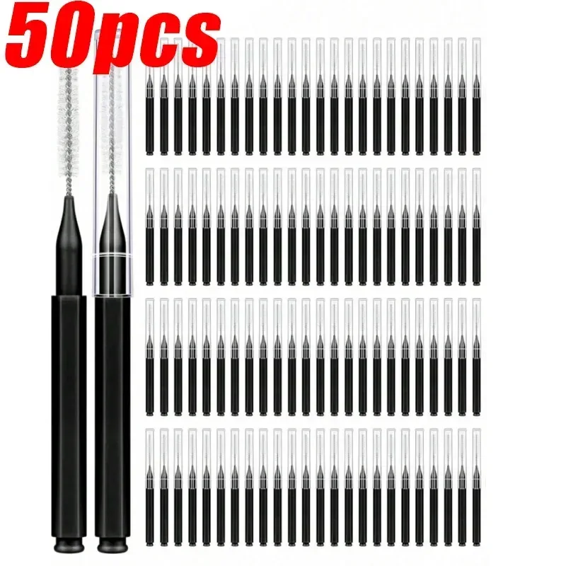 Di Động Mini Kẻ Lông Mày Dùng Một Lần Lông Mi Brow Nâng Bàn Chải Applicators Làn Mi Nối Dài Lược Làm Đẹp Dụng Cụ Trang Điểm — image 19