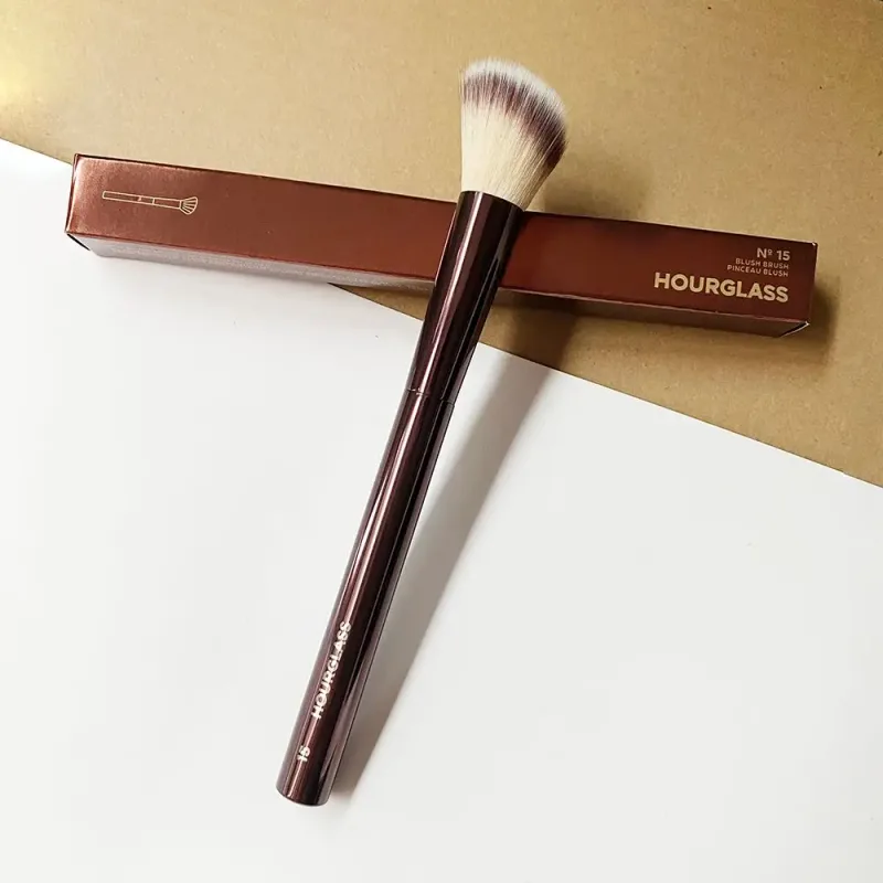แปรงแต่งหน้านาฬิกาทราย Face Large Powder Blush Foundation Contour Highlight Blending Retractable Kabuki เครื่องสำอางค์แปรงเครื่องมือ — image 8