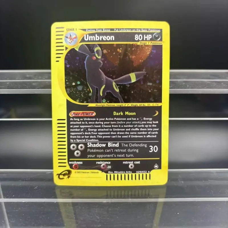 DIY Collection Cards Torchic Umbreon EN Samostatně vyrobená jednokartová klasická hra Anime karetní dárková hračka — image 13