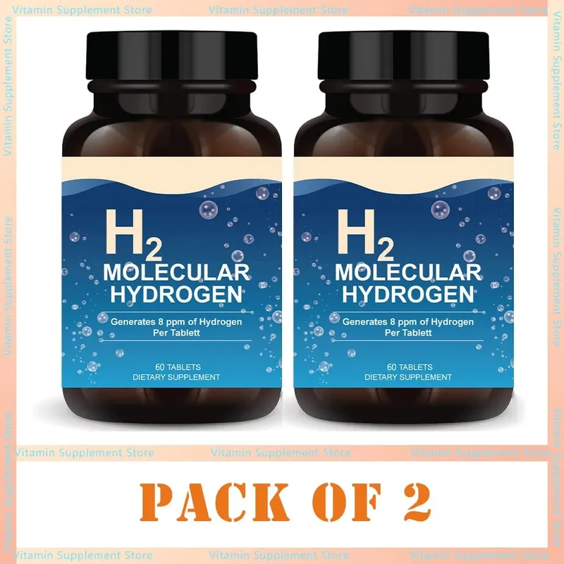Tablet Air Hidrogen Molekul H2 Suplemen Hidrogen & Magnesium Menyokong Pengeluaran Tenaga Pemulihan Fungsi Kognitif — image 8