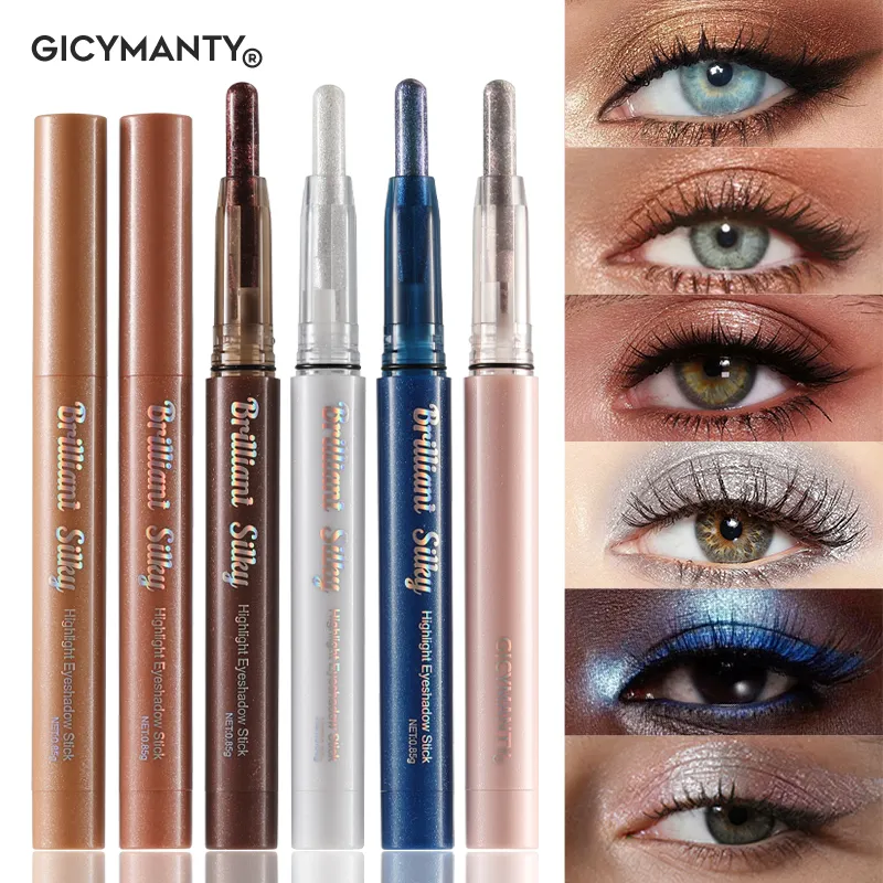 Sparkle Eyeshadow Stick Highlight Eye Pencil Shimmer Pearl Długotrwały wodoodporny, wielofunkcyjny makijaż oczu Beauty — image 1