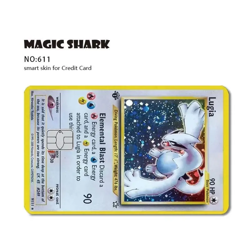 2026 ใหม่ Charizard Blastoise Bulbasaur Eevee Metwo สติกเกอร์ฟิล์มผิวสำหรับบัตรเครดิตเดบิตการ์ด — image 13