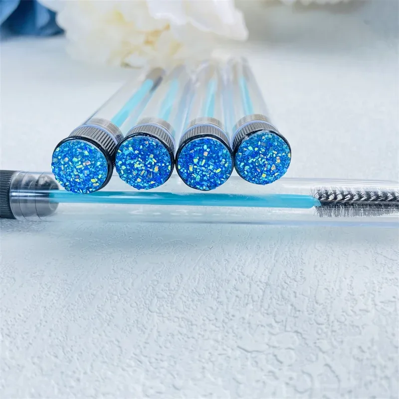 10 pz Riutilizzabile Ciglia Pennello Tubo per Estensione Ciglia Usa E Getta Mascara Bacchette Sopracciglio Applicatore Pennello Ciglia Pennelli — image 9