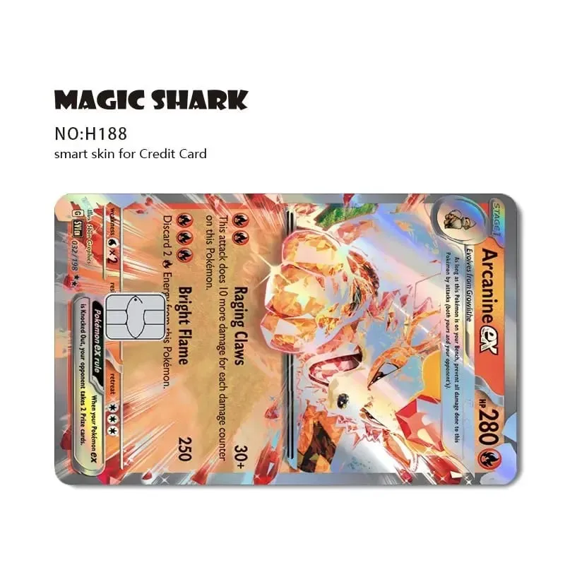Charizard Gyarados Venusaur Blastoise Mewtwo Squirtle Snorlax Holographic Laser Credit Debit Card Film Skin Sticker — image 17