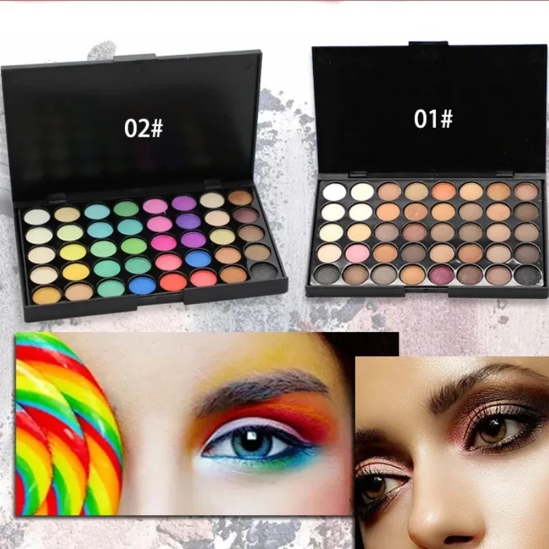 Palette di ombretti colorati perlescenti 15/40 Ombretto ad alta saturazione in plastica Questo spot di vendita caldo europeo americano Colore della terra — image 2