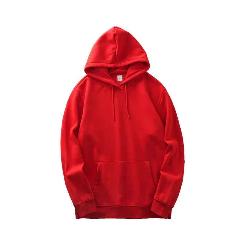 เสื้อลำลองสำหรับชายฤดูหนาว Ticken สีทึบหลวมพื้นฐานขนแกะ Hoodies เสื้อแขนยาวผู้ชายเสื้อผ้า — image 11