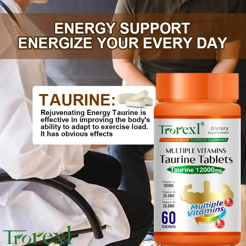 Multiple Vitamins Taurine Tablets for Energy boost fatigue relief and enhance physical strength — image 5