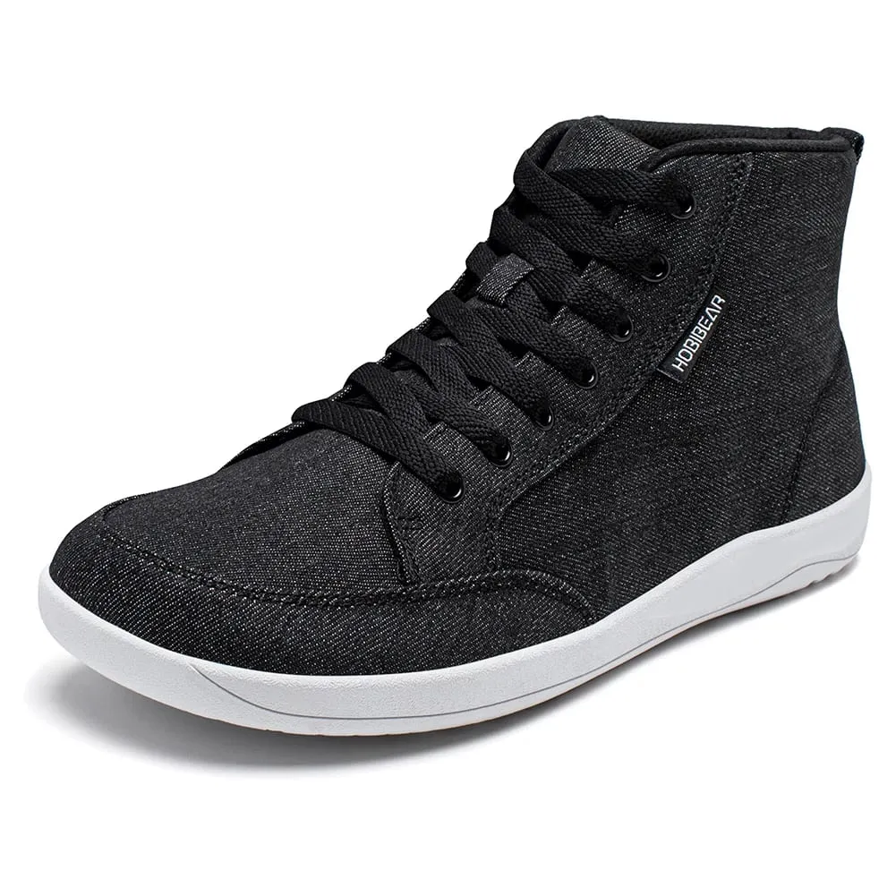 Scarpe basse a piedi nudi Scarpe unisex con punta larga in tela Scarpe da passeggio all'aperto con lacci a caduta zero — image 10