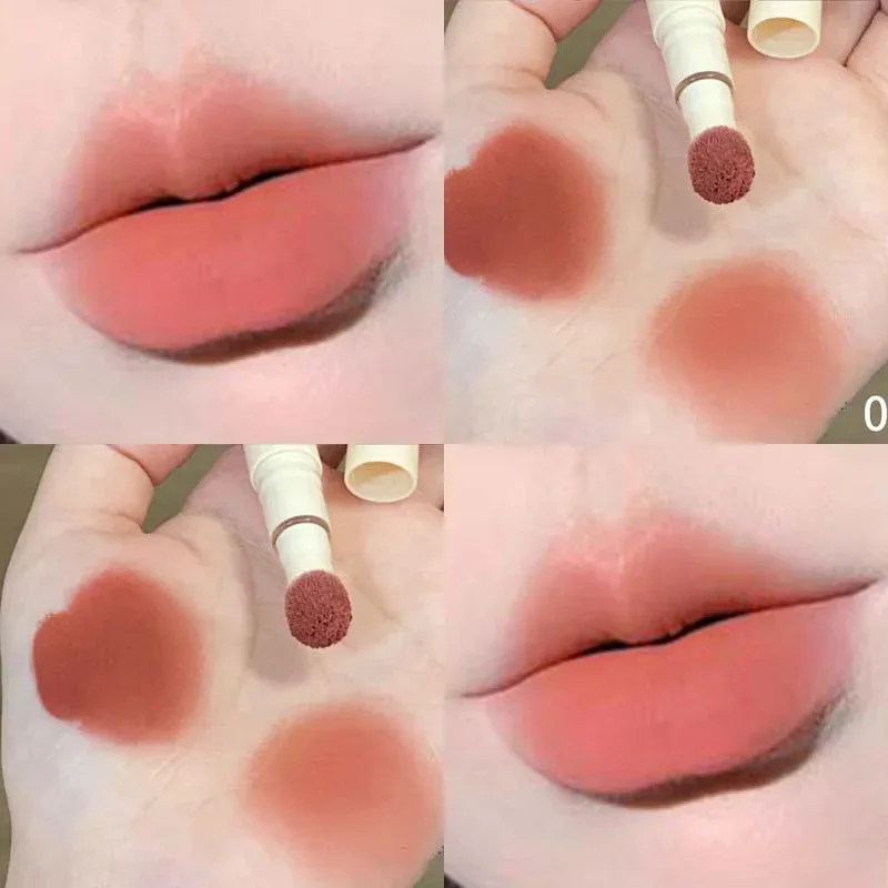 Mousse Velvet Matte Lip Tint Sponge Tip Design Creamy Non-Dry Texture Soft Foggy Finish for Natural Daily Lip Makeup — image 8