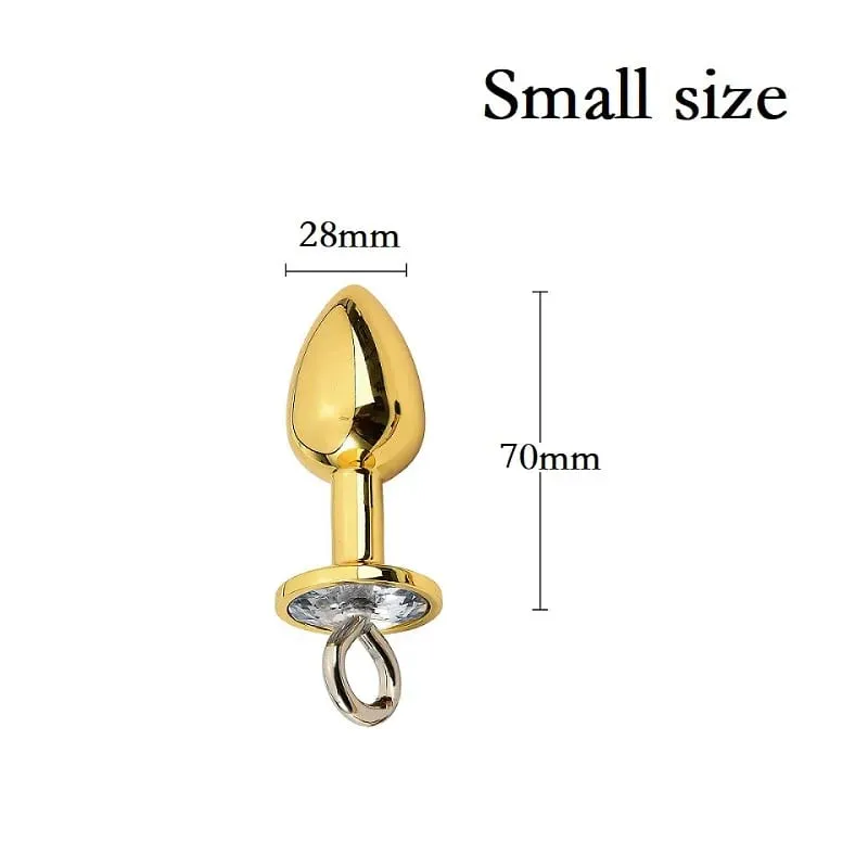 Piccole medie grandi perline anali Butt plug Morsetti per capezzoli di perle Set con catena Clip per seno in metallo Bondage Coppia schiava Gioco Giocattolo del sesso — image 24