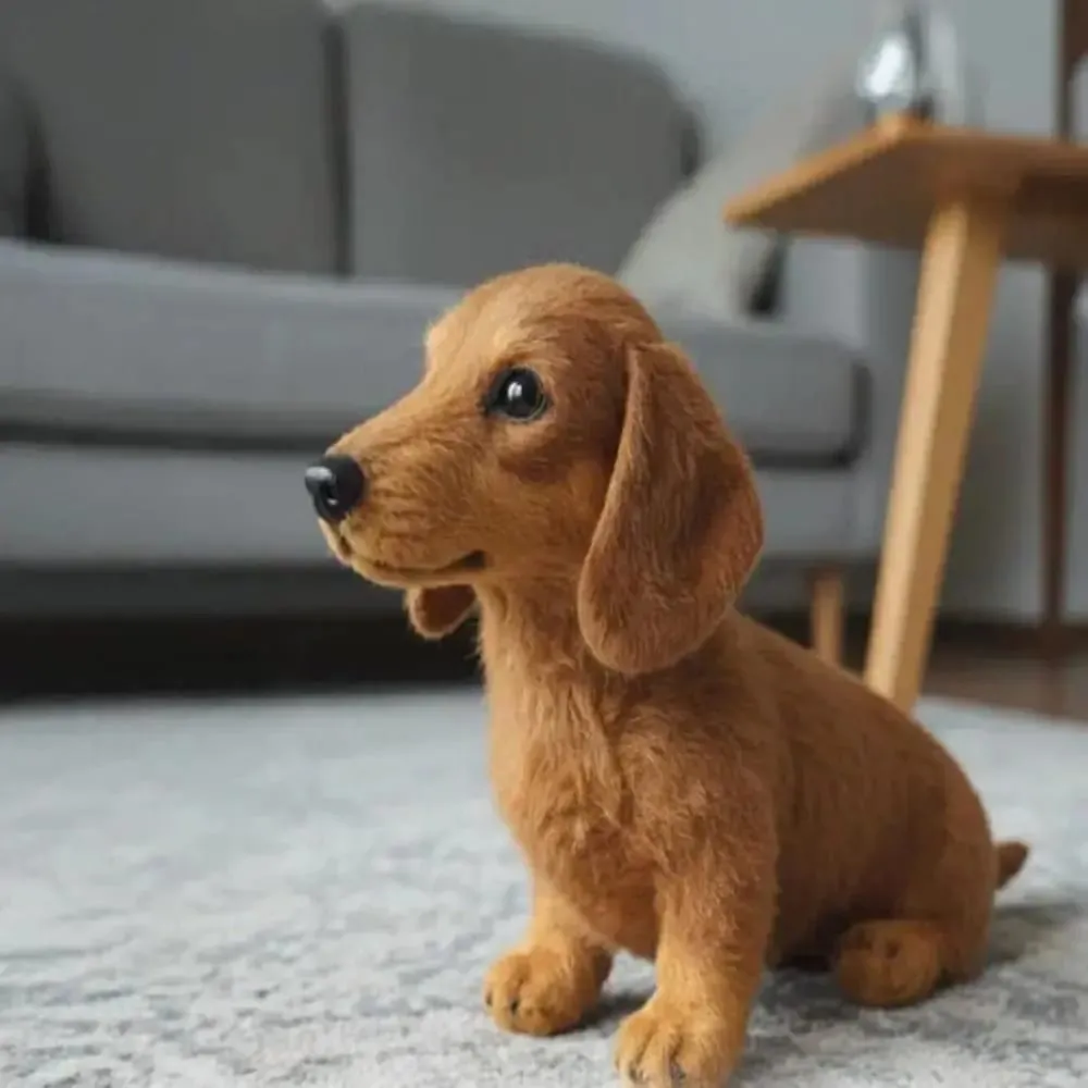 新しいデザインの柔らかい犬のかわいい自然な動きのシミュレーションを模倣する感情的なサポートのための現実的な枕 — image 3