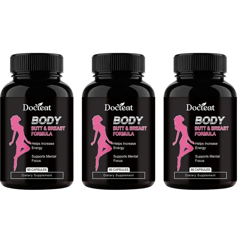 แคปซูลสูตร Docteat Body Butt & Breast ช่วยเพิ่มพลังงานและรองรับสมาธิด้วย Creatine และเวย์ 60 แคปซูล — image 9