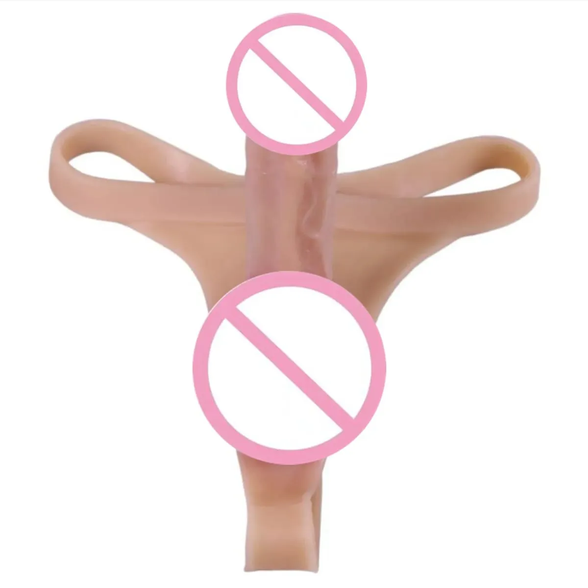 Strap on Dildo For Lesbian Gay Wearable Hollow Solid Penis Sleeves BDSM DICK Dildo Pants Strapon Penis Sex Toys for Couple Woman