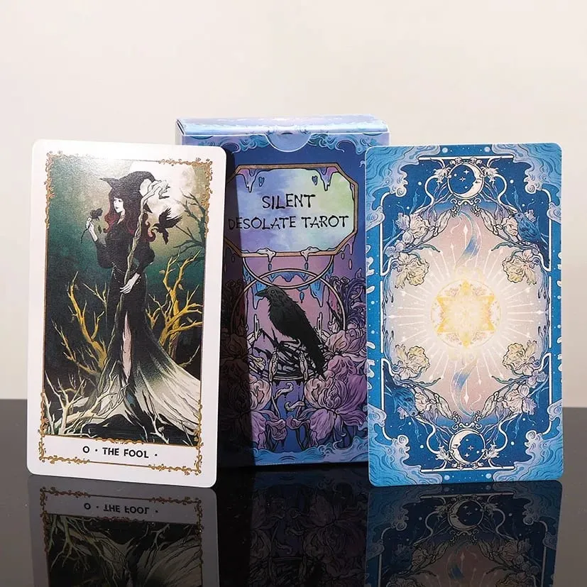 West Silent Tower 78 カード タロット デッキ 初心者および上級学習者向け クラシック オリジナル スタディ タロット カード