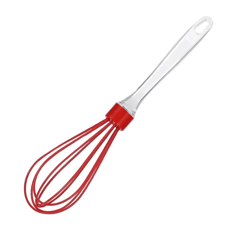 1 PC 10 นิ้วคู่มือโปร่งใสซิลิโคนไข่ Beater เค้กครีมผสมไข่เบเกอรี่ Gadget — image 12