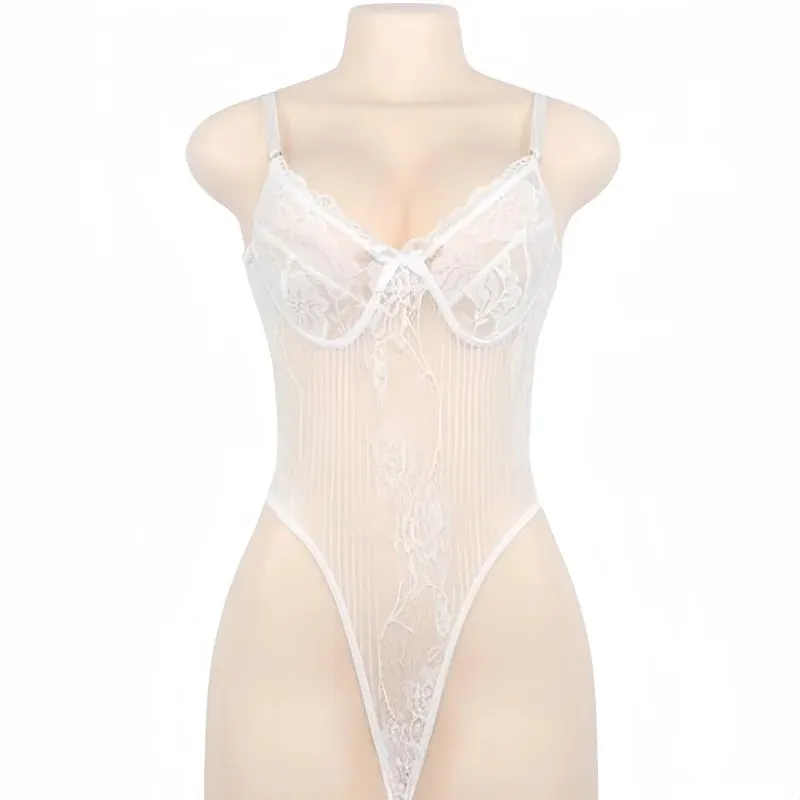 Dantel Kolsuz Kapalı Omuz Kaşkorse Siyah Bodysuits Askı Bodyson Vücut Gömlek Takım Elbise Seksi Kadınlar için Lingerie Tops Artı Boyutu XXL — image 9
