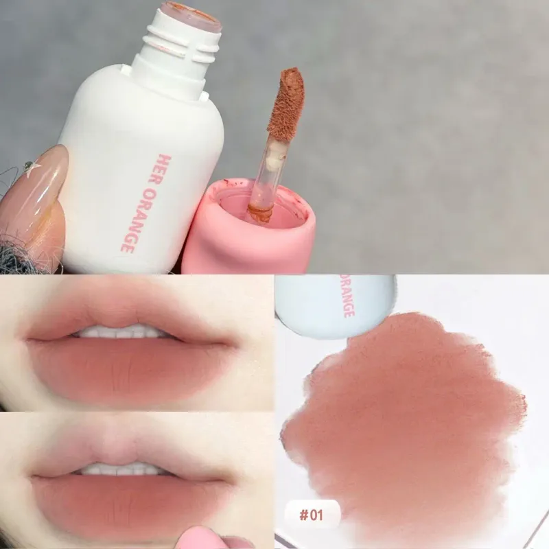 Herorange Soft Matte Lip Mud Tidak Mengeringkan Pakai Lama untuk Ulang-alik Harian dengan Harga Berpatutan — image 4