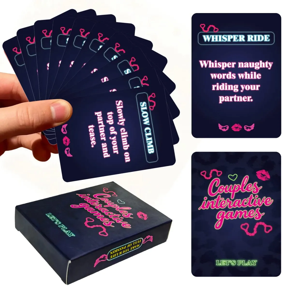 50 Stücke Paar Spielkarten Interaktive Lustige Gesprächskarten Erwachsene Verbessern Beziehung Unterhaltung Kartenspiel Geschenk — image 4