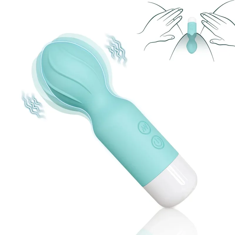 Mini AV Vibrator Female G Spot Vibration Vagina Anal Clitoris Vibrating Stimulator Dildo Vibrator Shop Adult Sex Toys for Women — image 8