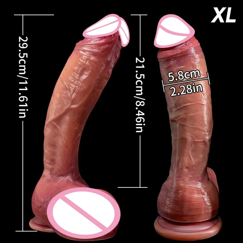 Huge Realistic Dildo Silicone Penis XXL Big Dick Suction Cup Dildos For Women Giant Anal Cock Sex Toys For Women Adult Supplies — image 10